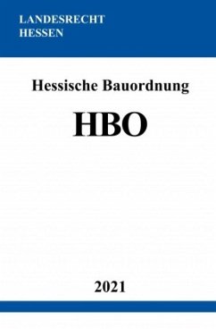 Hessische Bauordnung (HBO) - Studier, Ronny