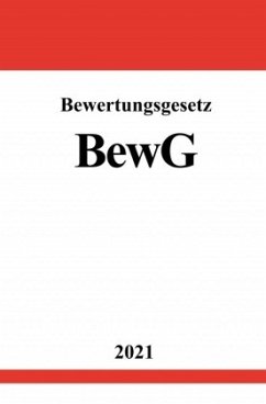 Bewertungsgesetz (BewG) - Studier, Ronny