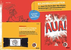 Bilderbuchkarten »Aua! Ein Buch über den Körper, Verletzungen und Gesundwerden« von Felicitas Horstschäfer und Johannes Vogt - Tam, Jana