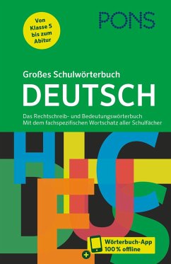 PONS Großes Schulwörterbuch Deutsch