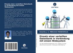 Einsatz einer verteilten Datenbank in Verbindung mit einem Websystem - MBELOLO MANZUKULA, Emerlin J. S.