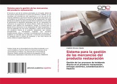 Sistema para la gestión de las mercancías del producto restauración - Álvarez Ojeda, Vladimir