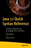 Java 17 Quick Syntax Reference (eBook, PDF)