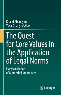 The Quest for Core Values in the Application of Legal Norms (eBook, PDF)