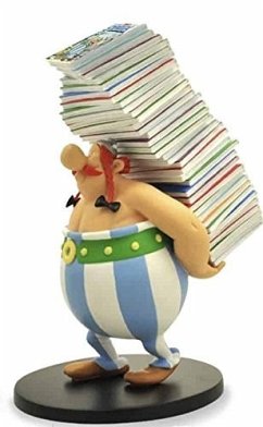 Cover Plastoy PLA00124 - Asterix: Obelix trägt Bücherstapel, Figur, Sammlerfigur, 21 cm