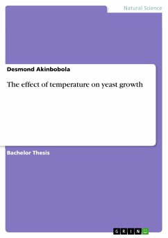 The effect of temperature on yeast growth (eBook, PDF)