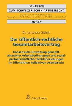 Der öffentlich-rechtliche Gesamtarbeitsvertrag (eBook, PDF) - Grebski, Lukasz