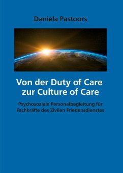 Von der Duty of Care zur Culture of Care - Pastoors, Daniela