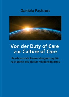 Von der Duty of Care zur Culture of Care - Pastoors, Daniela