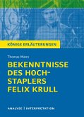 Bekenntnisse des Hochstaplers Felix Krull von Thomas Mann. Königs Erläuterungen. (eBook, ePUB)