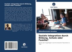 Soziale Integration durch Bildung, Schule oder Familie? - Amadou, Aboudourazak