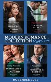 Modern Romance November 2021 Books 1-4: The Christmas She Married the Playboy (Christmas with a Billionaire) / The Greek Secret She Carries / Desert King's Surprise Love-Child / The Innocent's Protector in Paradise (eBook, ePUB)