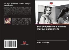 Le style personnel comme marque personnelle - Kritskaya, Maria