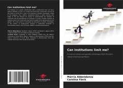 Can institutions limit me? - Abbondanza, Márcia;Fleck, Carolina