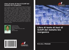 Libro di testo di basi di Schiff del metallo bio inorganico - Prasad, M.S.N.A.