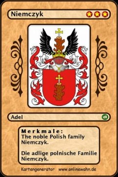 The noble Polish family Niemczyk. Die adlige polnische Familie Niemczyk. (eBook, ePUB)