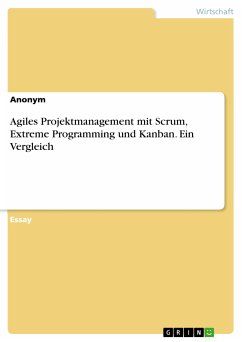 Agiles Projektmanagement mit Scrum, Extreme Programming und Kanban. Ein Vergleich (eBook, PDF)