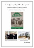 Un scientifique en politique, 50 ans d'engagements (eBook, ePUB)