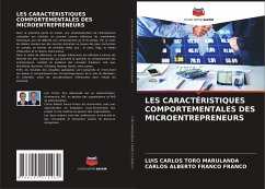 LES CARACTÉRISTIQUES COMPORTEMENTALES DES MICROENTREPRENEURS - Toro Marulanda, Luis Carlos;FRANCO FRANCO, CARLOS ALBERTO