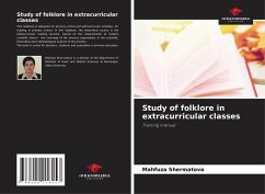 Study of folklore in extracurricular classes - Shermatova, Mahfuza