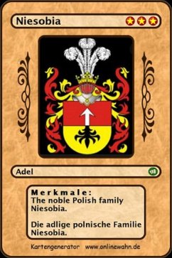 The noble Polish family Niesobia. Die adlige polnische Familie Niesobia. (eBook, ePUB)