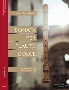 Cover Sonata per Flaute dolce, Spielpartitur