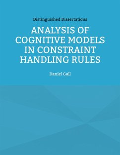Analysis of Cognitive Models in Constraint Handling Rules (eBook, PDF)