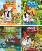 Nelson Mini-Bücher: Pettersson und Findus 1-4
