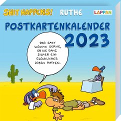 Cover Shit happens! Postkartenkalender 2023