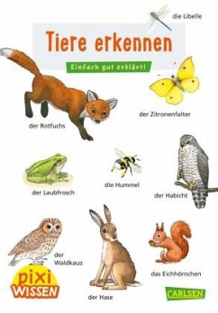 Pixi Wissen 30: Tiere erkennen - Sörensen, Hanna