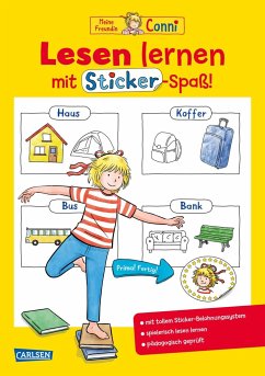 Conni Gelbe Reihe (Beschäftigungsbuch): Lesen lernen mit Sticker-Spaß - Sörensen, Hanna