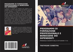 PROGRAMMI DI FORMAZIONE PROFESSIONALE E BENESSERE DEI DIPENDENTI - Suneetha, Thathigari