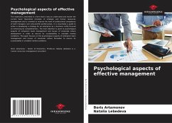 Psychological aspects of effective management - Artamonov, Boris;Lebedeva, Natalia