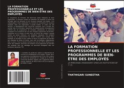 Cover LA FORMATION PROFESSIONNELLE ET LES PROGRAMMES DE BIEN-ÊTRE DES EMPLOYÉS