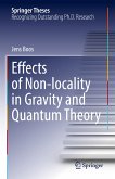 Effects of Non-locality in Gravity and Quantum Theory (eBook, PDF)