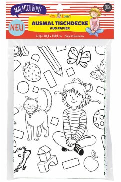 Cover Mal Mich Bunt Ausmal-Tischdecke aus Papier Motiv Conni