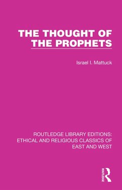 Cover The Thought of the Prophets (eBook, PDF)