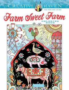 Creative Haven Farm Sweet Farm Coloring Book - Sarnat, Marjorie