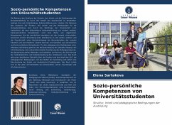 Sozio-persönliche Kompetenzen von Universitätsstudenten - Sartakova, Elena