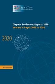 Dispute Settlement Reports 2020: Volume 5, Pages 2039 to 2398 - World Trade Organization