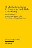100 Jahre Kirchenverfassung der Evangelischen Landeskirche in Württemberg (eBook, PDF)