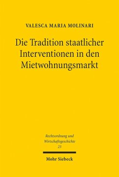 Cover Die Tradition staatlicher Interventionen in den Mietwohnungsmarkt (eBook, PDF)