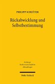 Rückabwicklung und Selbstbestimmung (eBook, PDF)