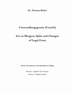 Umwandlungsgesetz (eBook, PDF) - Rittler, Thomas