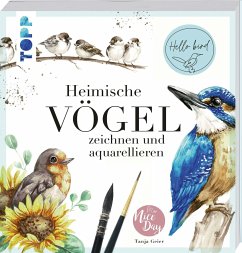 Heimische Vögel zeichnen und aquarellieren - Geier, Tanja