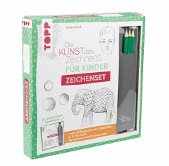 Die Kunst des Zeichnens für Kinder Zeichenset - Keck, Gecko