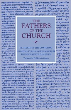 On Difficulties in Sacred Scripture - Maximos The Confessor