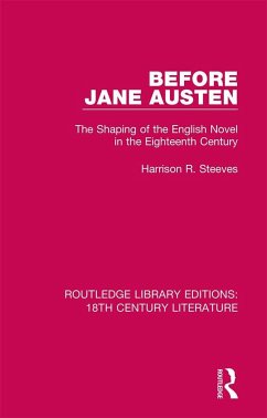 Before Jane Austen - Steeves, Harrison R