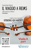 Violin II part &quote;Il viaggio a Reims&quote; for String Quartet (fixed-layout eBook, ePUB)