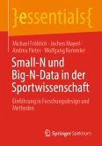 Small-N und Big-N-Data in der Sportwissenschaft (eBook, PDF)